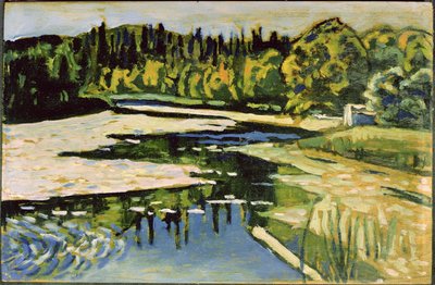 River in Autumn, 1900 by Wassily Kandinsky